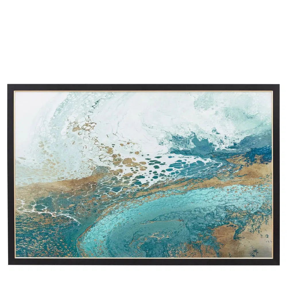 Lagoon Framed Canvas