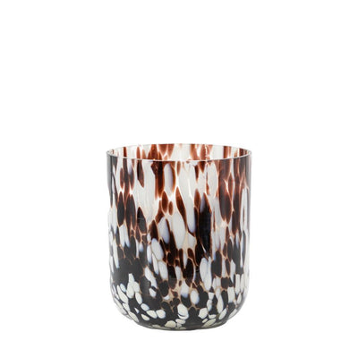 Confetti Candle Brown Large