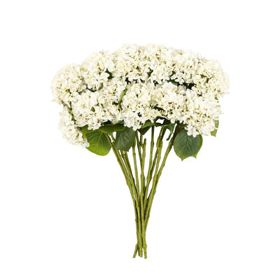 Vintage Hydrangea Floral Stem Ivory