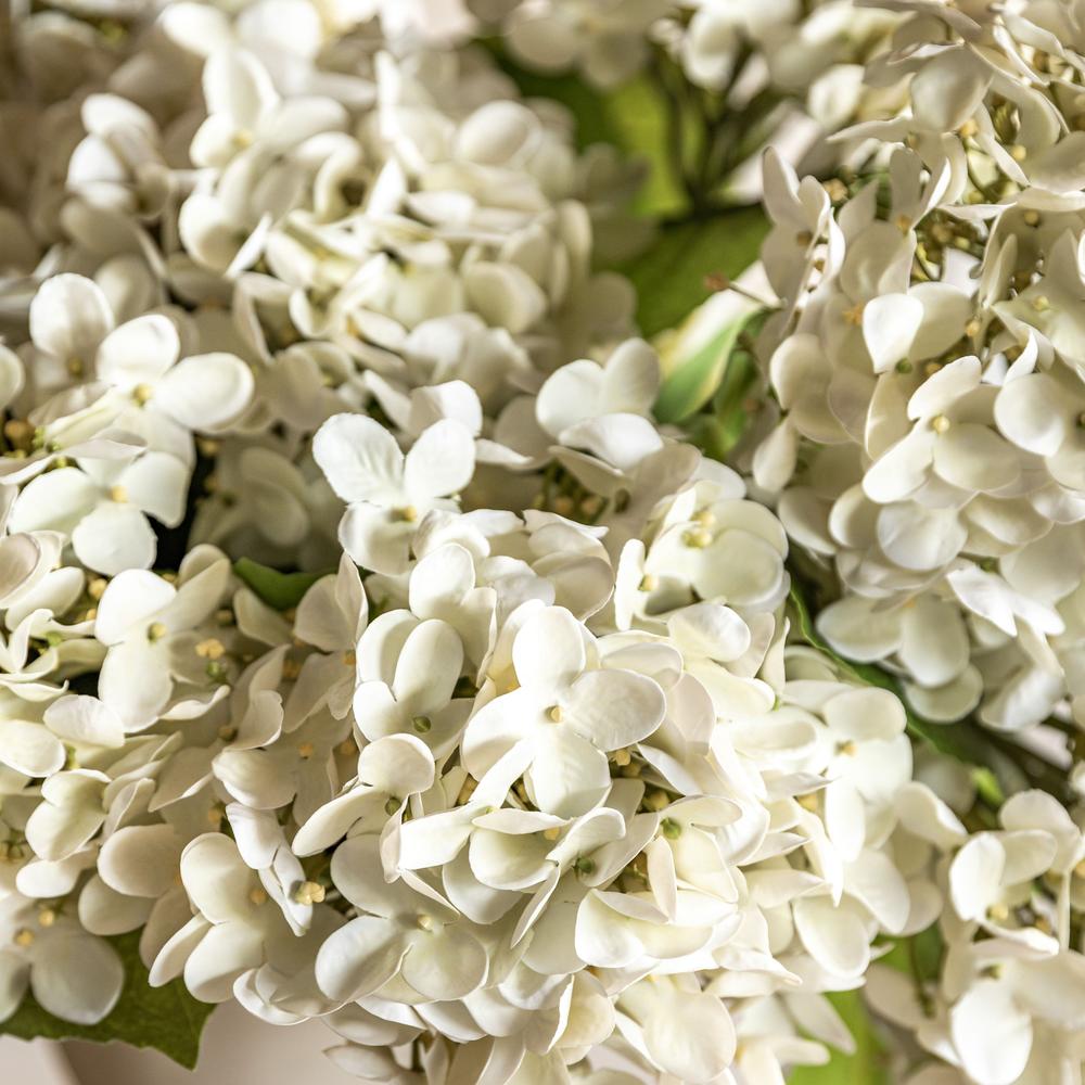 Vintage Hydrangea Floral Stem Ivory