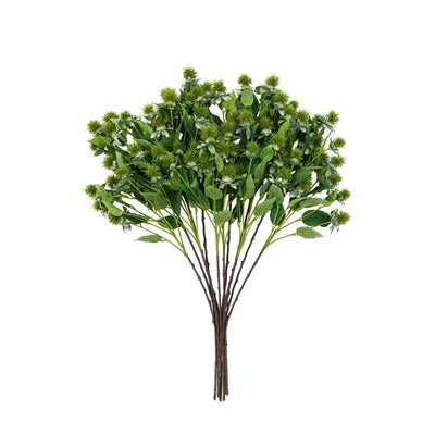 Faux Stem Thistle Green