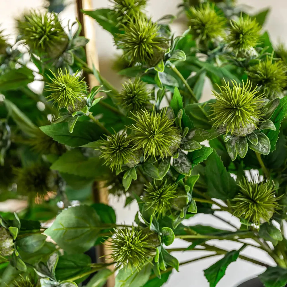 Faux Stem Thistle Green