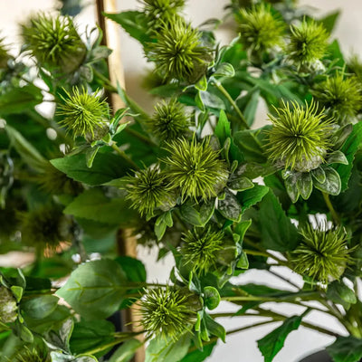 Faux Stem Thistle Green