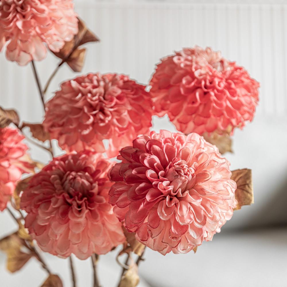 Faux Stem Dahlia Apricot