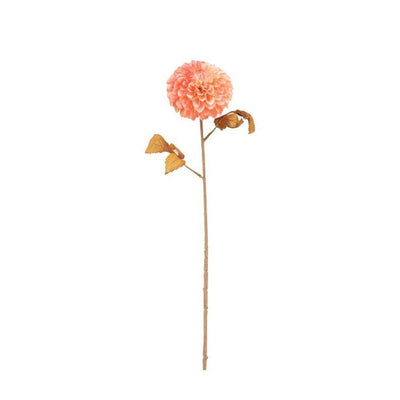 Faux Stem Dahlia Apricot