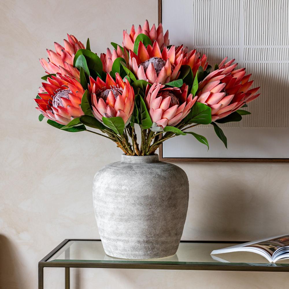 Faux Stem Statement Tropical Apricot