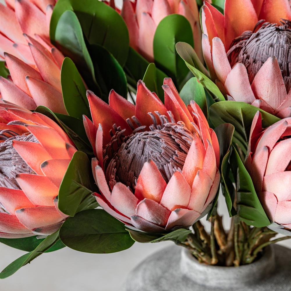 Faux Stem Statement Tropical Apricot