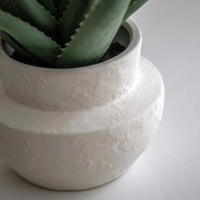 Faux Aloe Vera in Ceramic Pot