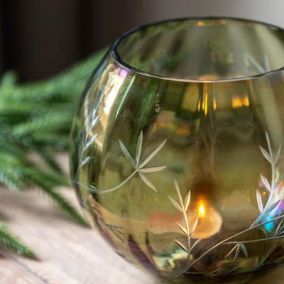 Floral Iridescent Tealight Holder Pack