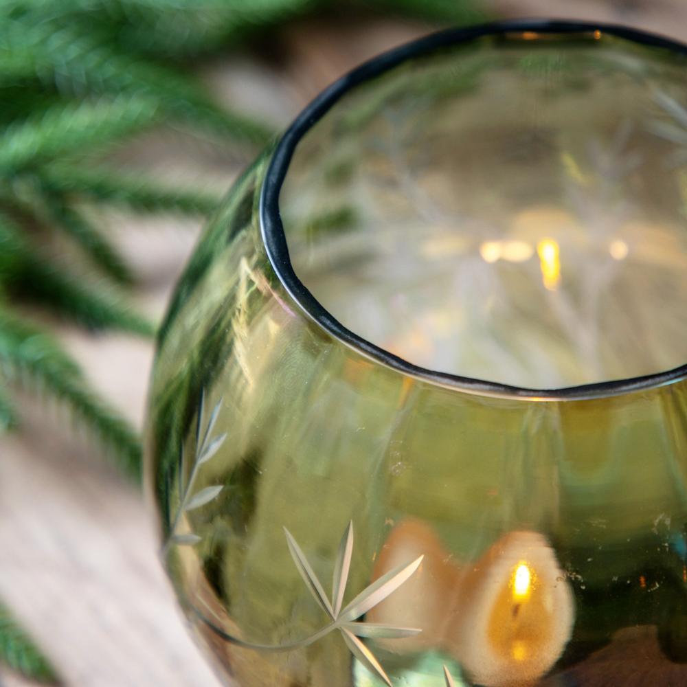 Floral Iridescent Tealight Holder Pack