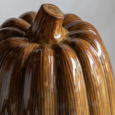 Ceramic Pumpkin Rust