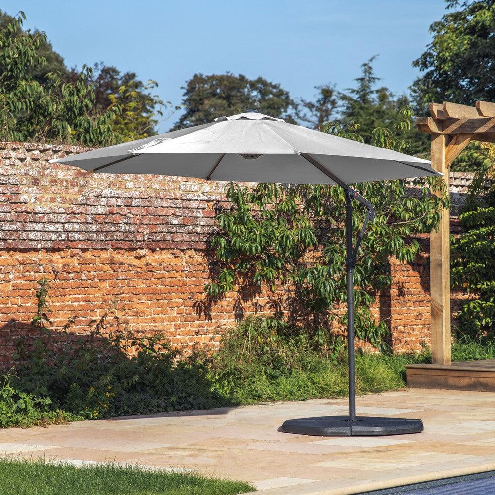 Vazzano Cantilever Parasol Grey