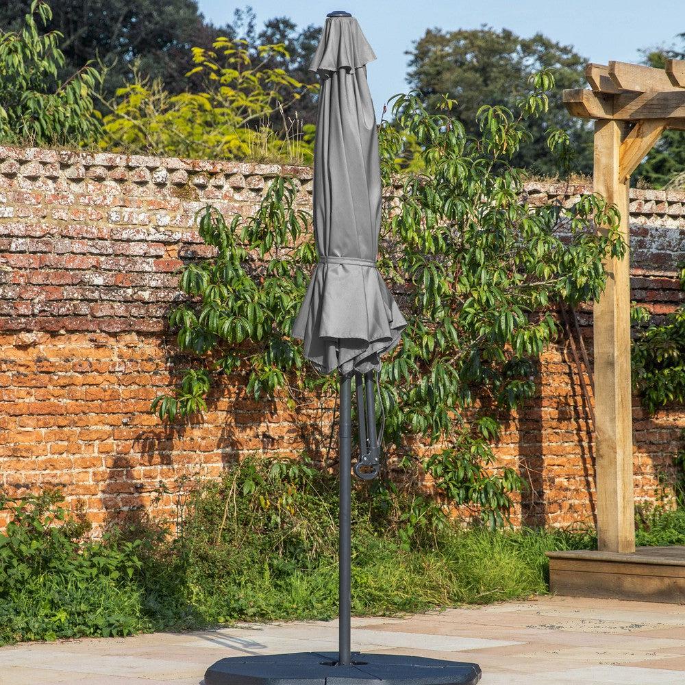 Vazzano Cantilever Parasol Grey