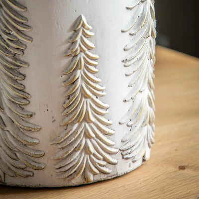 x4 Forest Vase White and Gold