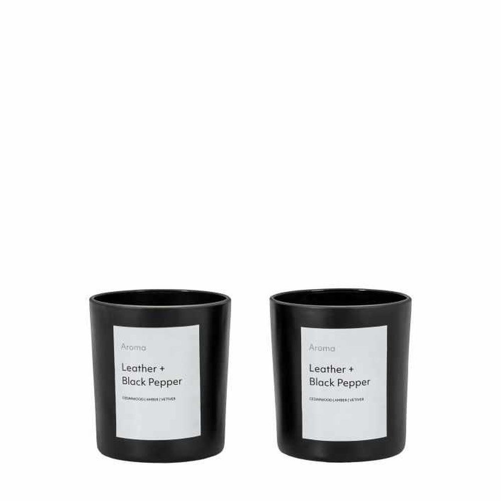 Aroma Votive Leather and Black Pepper Small