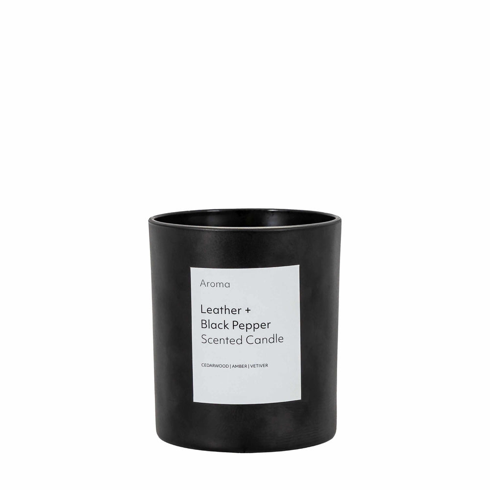 Aroma Votive Leather and Black Pepper Large