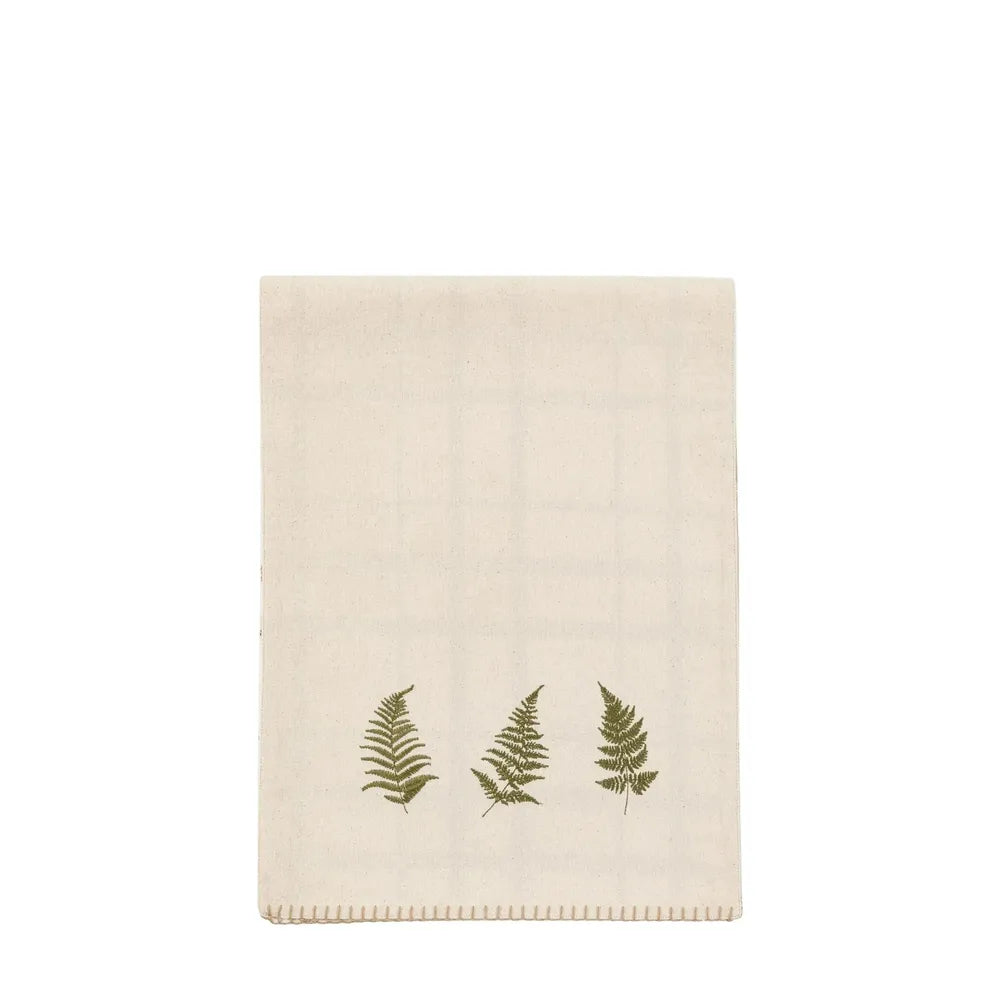 Autumn Woodland Check Table Runner
