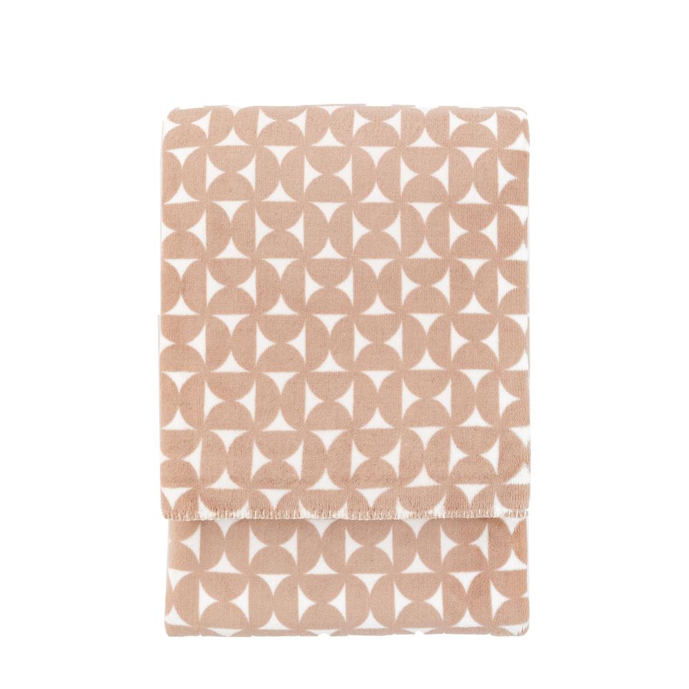 Modern Flannel Throw Taupe
