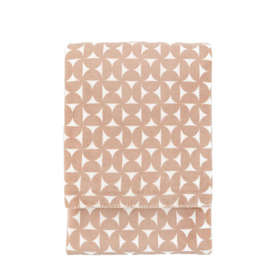 Modern Flannel Throw Taupe