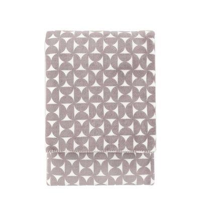 Modern Flannel Throw Grey