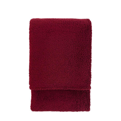 Teddy Fleece Throw Mulberry