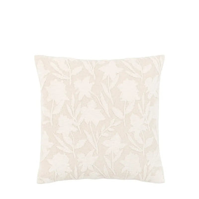 Ewen Floral Cushion Taupe