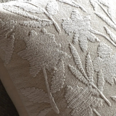 Ewen Floral Cushion Taupe