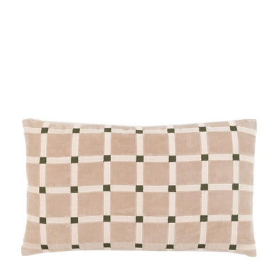 Sana Velvet Cushion Taupe