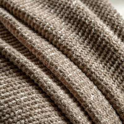 Deco Luxe Taupe Chenille Throw