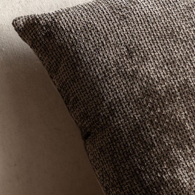 x2 Basketweave Chocolate Cushions