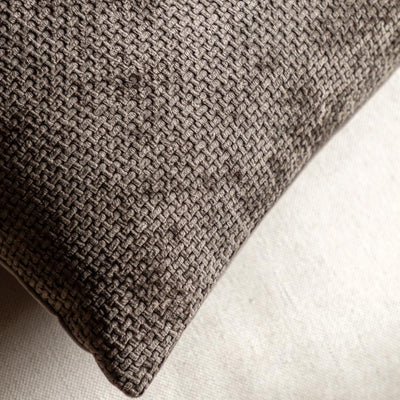 x2 Basketweave Chocolate Cushions
