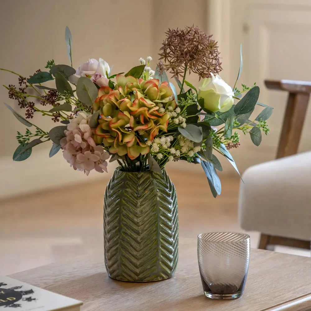 Hydrangea Ceramic Arrangement