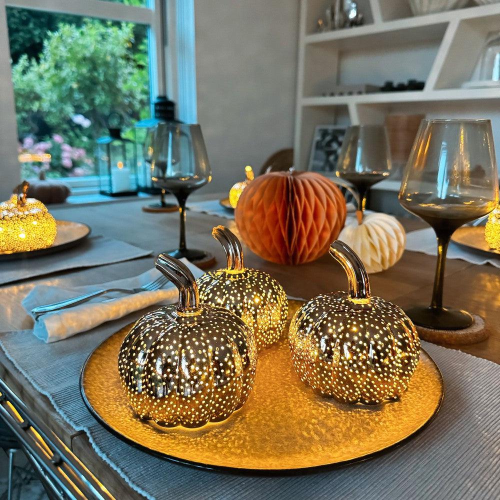 x6 Rose Gold Pumpkin Lights