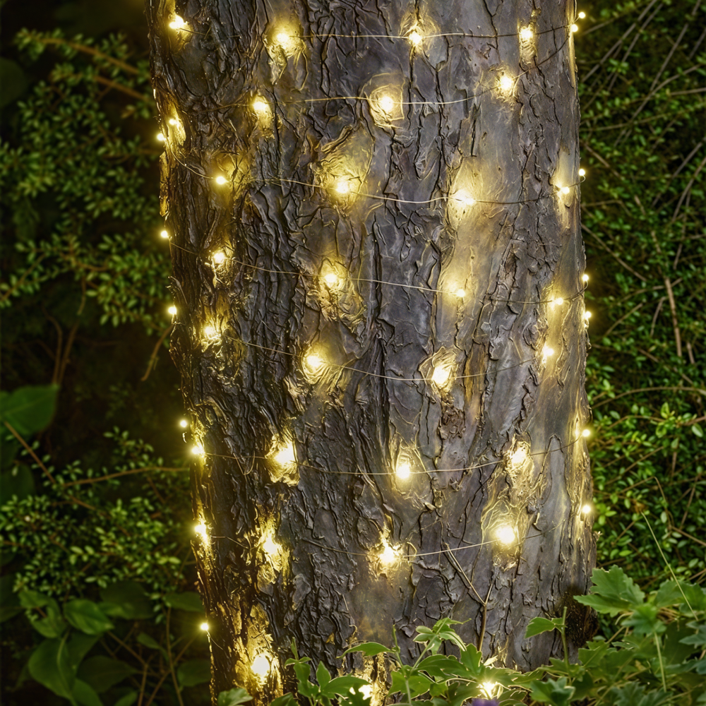 Solar Cluster String Lights