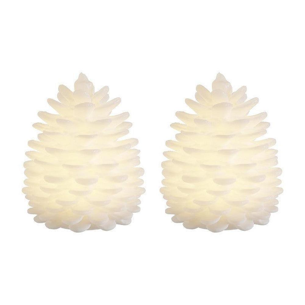 x12 LED Wax Pinecone Lights