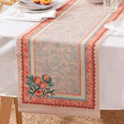 Anemone Peaches Table Runner Multicolour