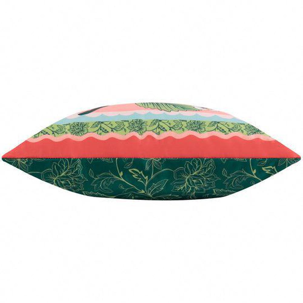 Anemone Strawberries Outdoor Pillow Multi