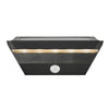 x6 Agena Solar Wall Light Black
