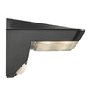x3 Agena Solar Wall Light Black