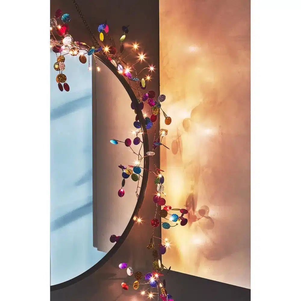 9x Starburst Table Lamps & 2x Confetti Garland Lights