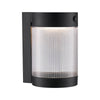 x3 Coupar Solar Wall Light Black