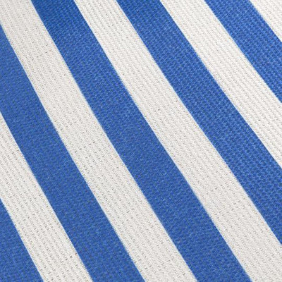 Deck Stripe Woven Outdoor Pillow White Blue