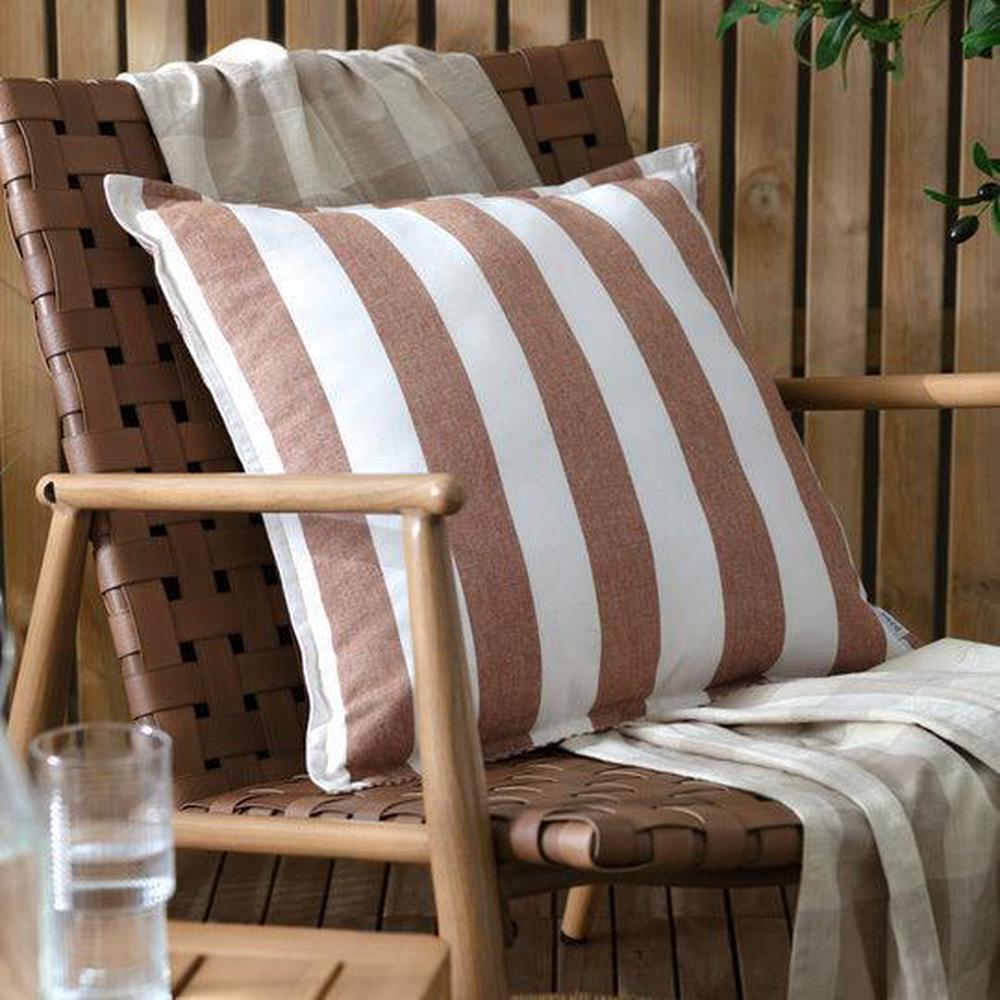 Hayle Cotton Outdoor Pillow Pecan