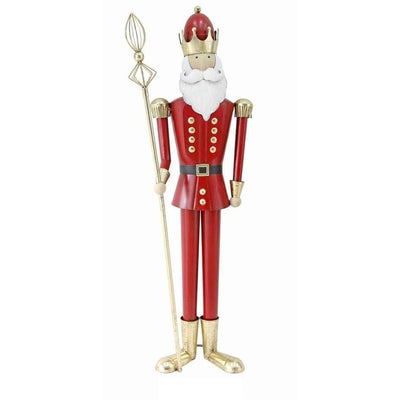 Metal Standing Red Soldier