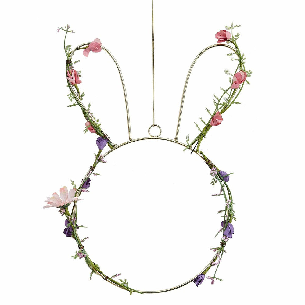 Easter Bunny Wreath with Foliage