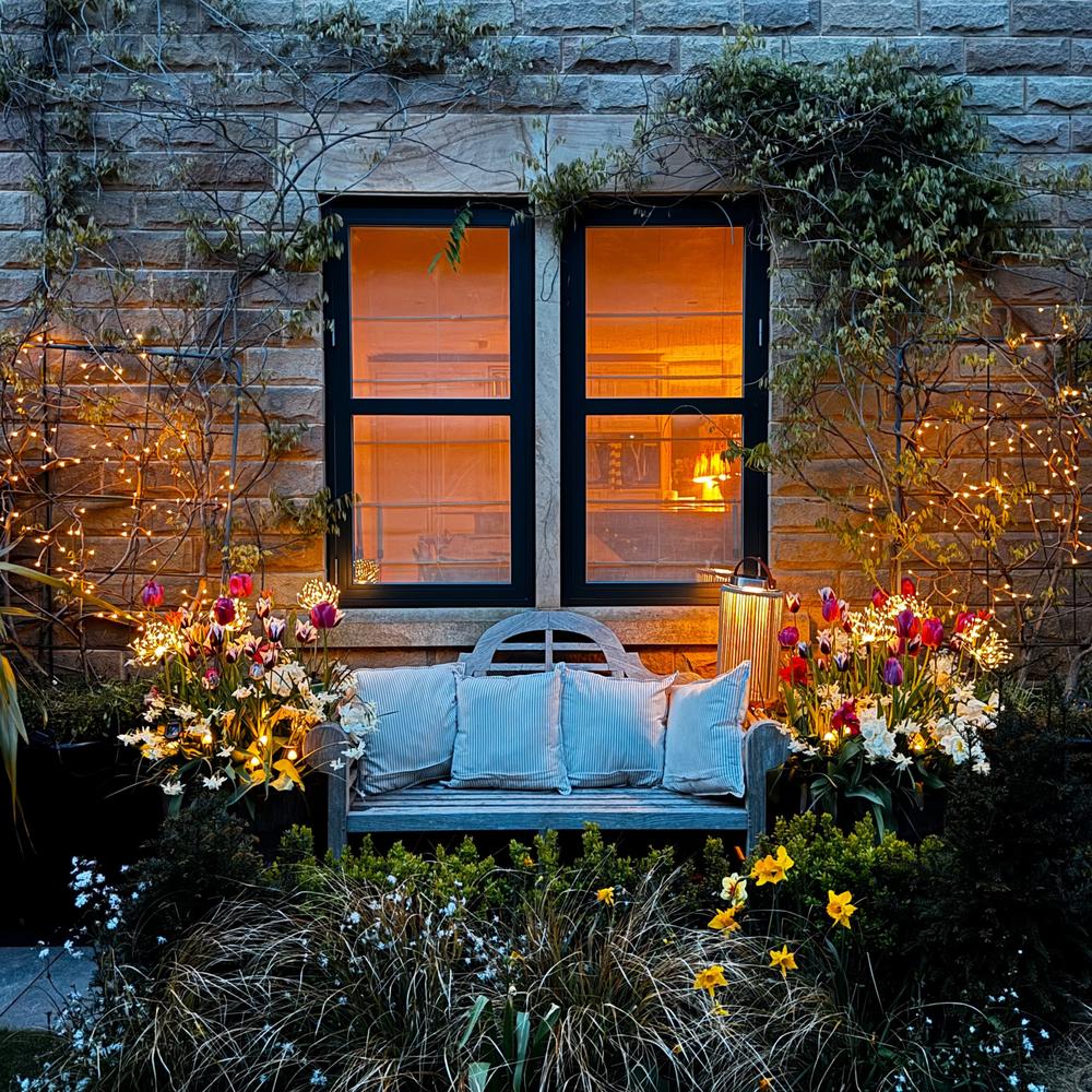 x6 Solar Starburst Peony & x2 Solar Ivy x2 Solar Mushroom Lights