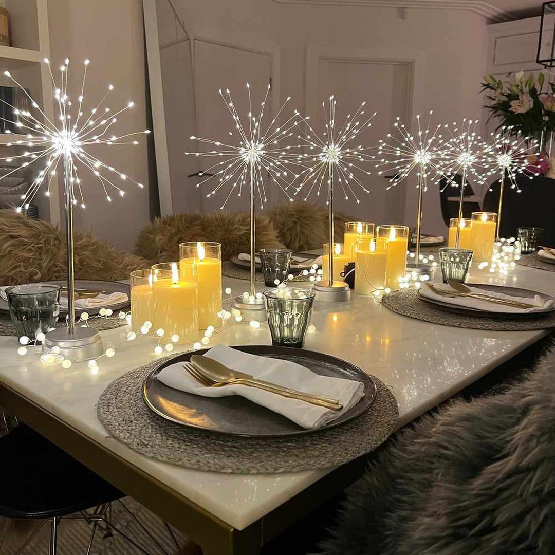 Hanging Heart Decorations Illuminated By Warm Lights Create A Romantic Atmosphere At Dusk Stock