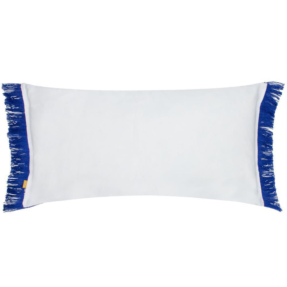 Kadie Outdoor Woven Pillow Cobalt