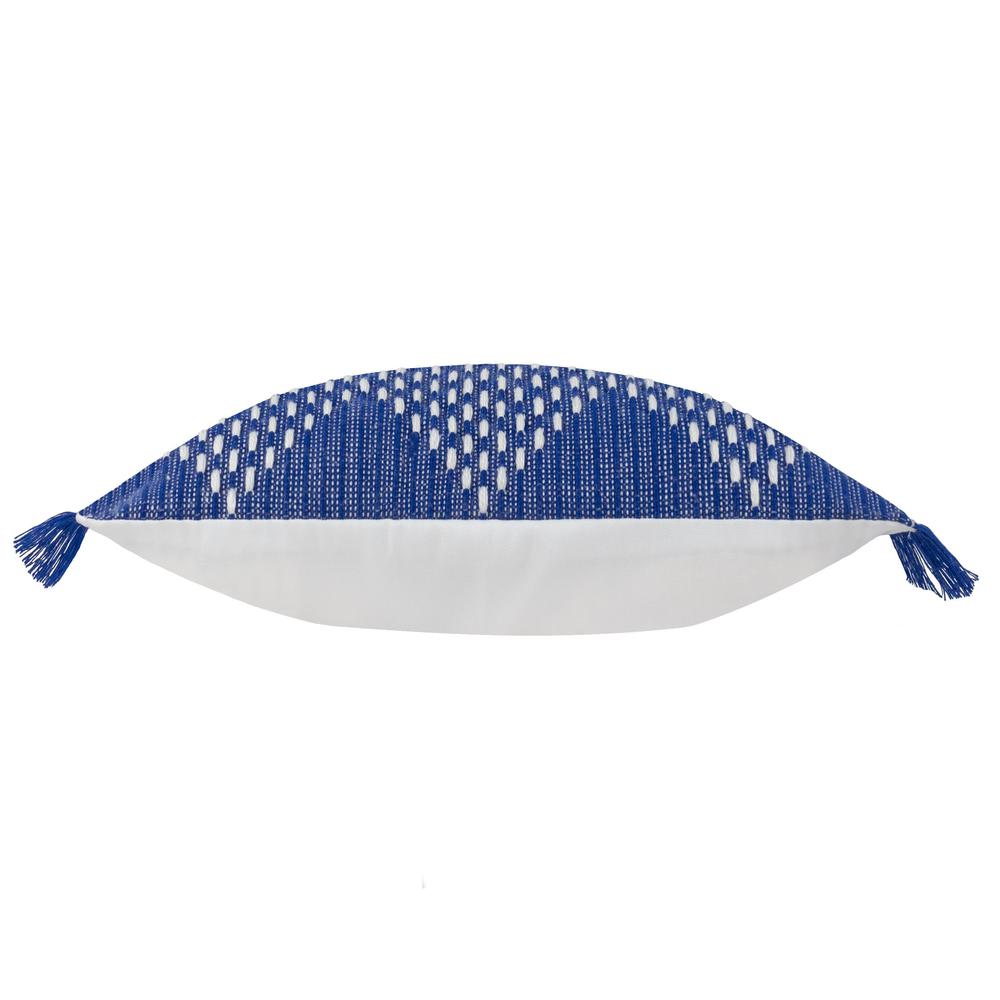 Kadie Outdoor Woven Pillow Cobalt