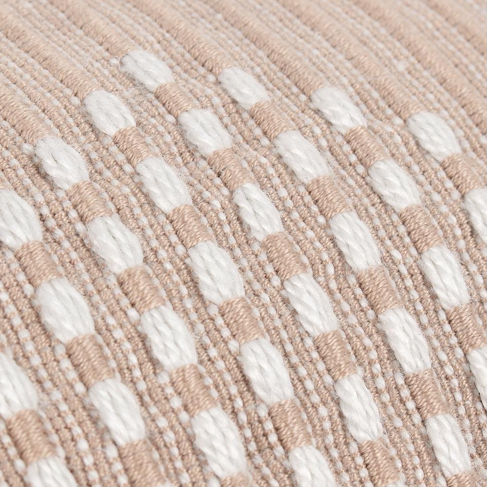 Kadie Outdoor Woven Pillow Beige